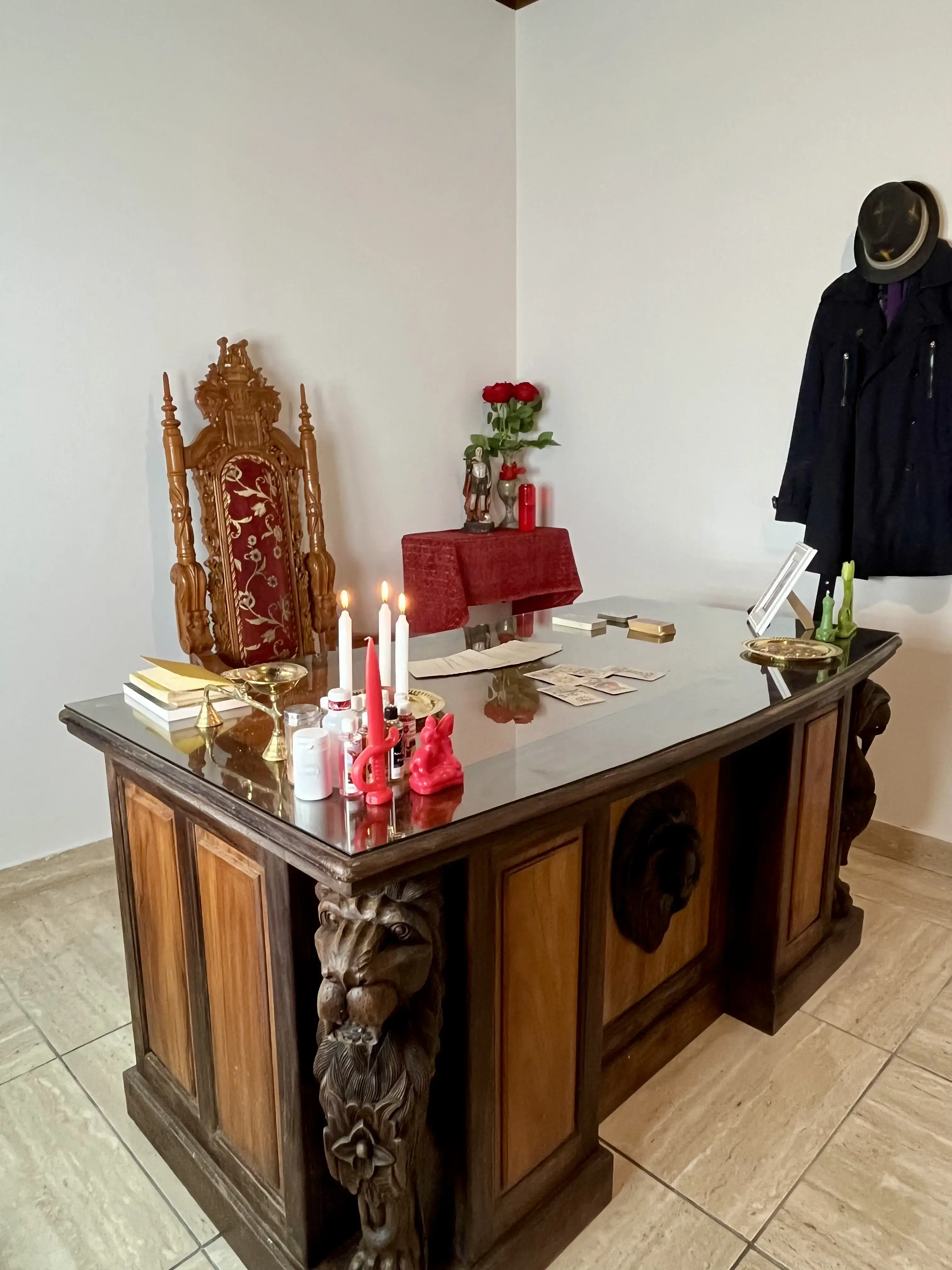 Autel de travail spirituel de Monsieur SAM à La Réunion